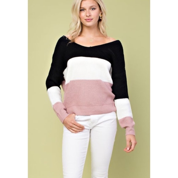 Lowest Price! FIRM! Twisted Back Sweater - Picture 4 of 5
